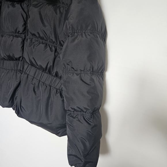 INC PUFFER JACKET WOMENS (L) DOWN FILLED POCKETS BLACK ZIPPER - Picture 12 of 15